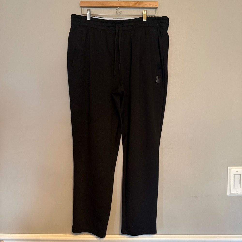 Spyder Active Mens ProWeb Black Athletic Jogger Pants SPM766U XL Gorpcore